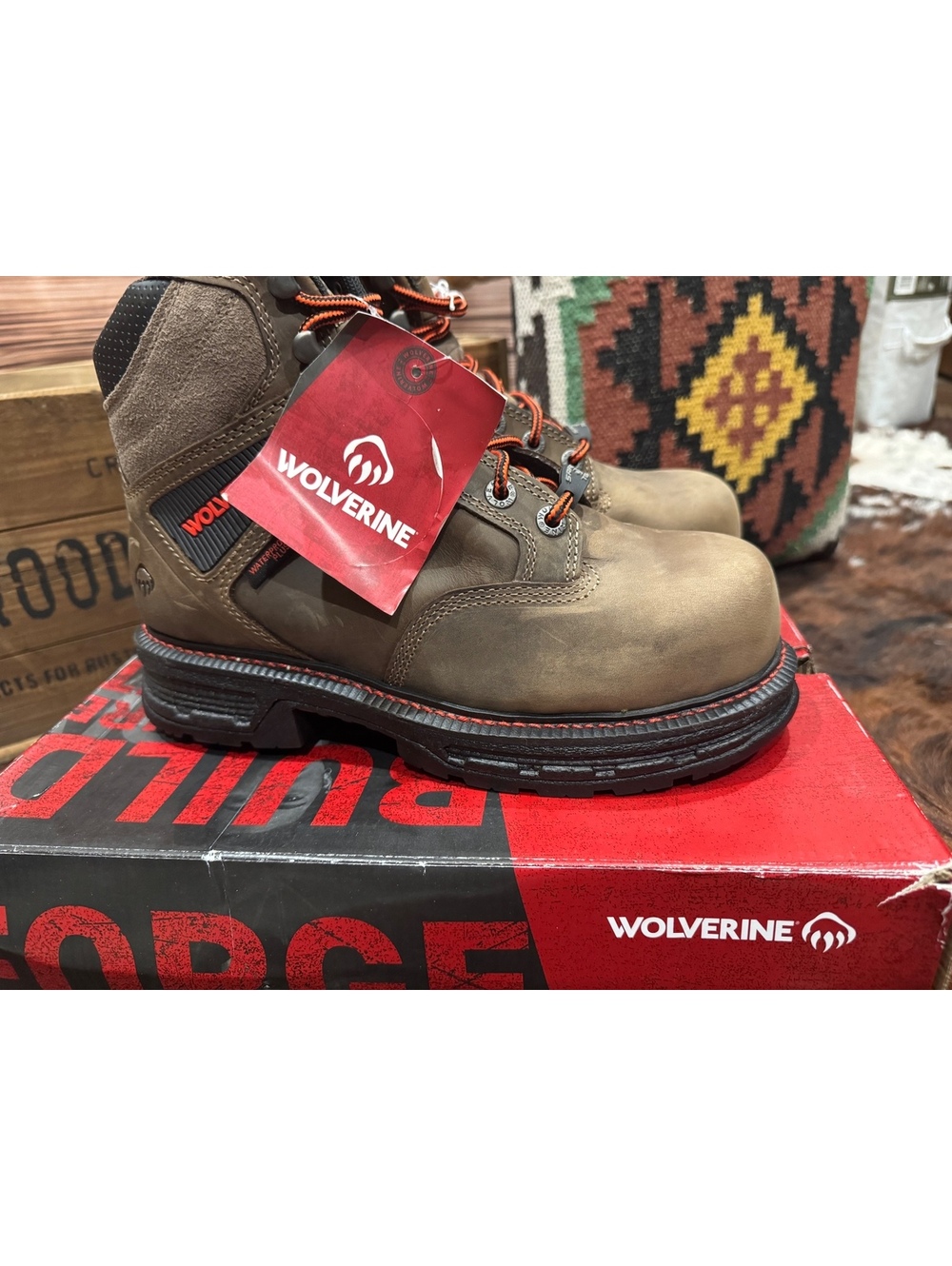 NEW Wolverine Hellcat CarbonMAX Work Boots – Men’s Size 8